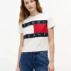 T-shirt Tommy Jeans con grande logo bandiera T-shirt Tommy Jeans con grande logo bandiera