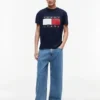 T-shirt Tommy Jeans con grande logo bandiera T-shirt Tommy Jeans con grande logo bandiera