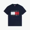 T-shirt Tommy Jeans con grande logo bandiera T-shirt Tommy Jeans con grande logo bandiera