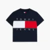 T-shirt Tommy Jeans con grande logo bandiera T-shirt Tommy Jeans con grande logo bandiera