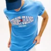T-shirt Tommy Jeans con logo bandiera ondulata T-shirt Tommy Jeans con logo bandiera ondulata