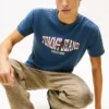 T-shirt Tommy Jeans con logo bandiera ondulata T-shirt Tommy Jeans con logo bandiera ondulata