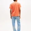 T-shirt Tommy Jeans con logo bandiera ondulata T-shirt Tommy Jeans con logo bandiera ondulata