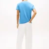 T-shirt Tommy Jeans con logo bandiera ondulata T-shirt Tommy Jeans con logo bandiera ondulata