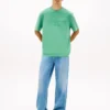 T-shirt Tommy Jeans con logo effetto consumato