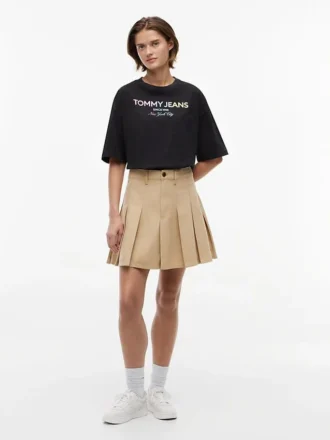 T-shirt Tommy Jeans con logo in cristallo