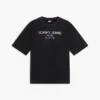 T-shirt Tommy Jeans con logo in cristallo T-shirt Tommy Jeans con logo in cristallo