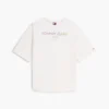 T-shirt Tommy Jeans con logo in cristallo T-shirt Tommy Jeans con logo in cristallo