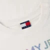 T-shirt Tommy Jeans con logo in cristallo T-shirt Tommy Jeans con logo in cristallo