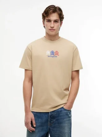 T-shirt Tommy Jeans con logo Multi-Crest