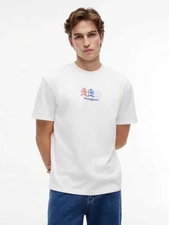 T-shirt Tommy Jeans con logo Multi-Crest