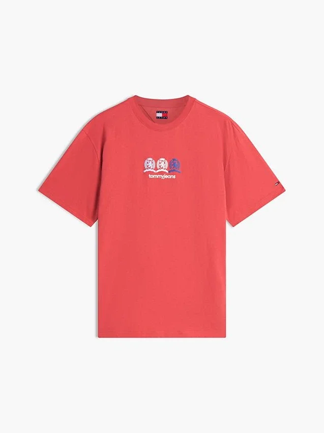 T-shirt Tommy Jeans con logo Multi-Crest T-shirt Tommy Jeans con logo Multi-Crest