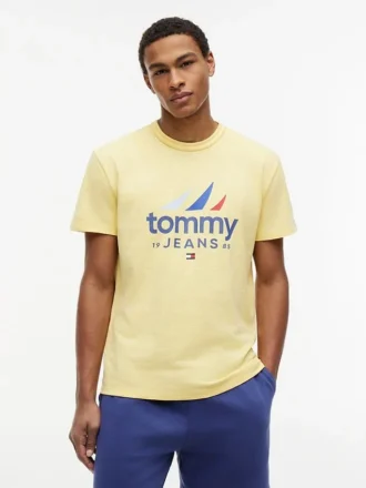 T-shirt Tommy Jeans con logo Sailing