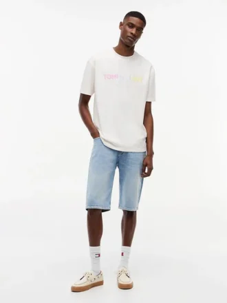 T-shirt Tommy Jeans con logo sfumato