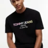 T-shirt Tommy Jeans con logo sfumato T-shirt Tommy Jeans con logo sfumato