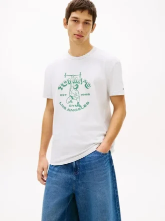 T-shirt Tommy Jeans con logo Weightlifter