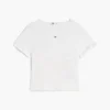 T-shirt Tommy Jeans slim fit con arricciature T-shirt Tommy Jeans slim fit con arricciature