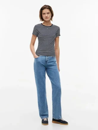 T-shirt Tommy Jeans Slim Stretch a costine