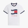 T-shirt Tommy Jeans Wavy Flag Ringer T-shirt Tommy Jeans Wavy Flag Ringer