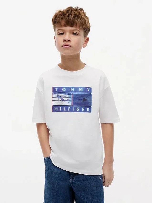 T-shirt Tommy Surf Graphic per bambini T-shirt Tommy Surf Graphic per bambini