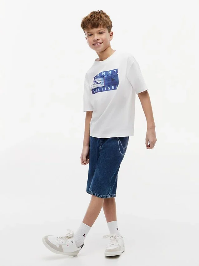T-shirt Tommy Surf Graphic per bambini T-shirt Tommy Surf Graphic per bambini