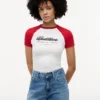 T-shirt Tommy x Cadillac F1® Team con maniche raglan T-shirt Tommy x Cadillac F1® Team con maniche raglan