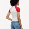 T-shirt Tommy x Cadillac F1® Team con maniche raglan T-shirt Tommy x Cadillac F1® Team con maniche raglan