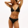 Tanga in cotone elasticizzato con logo ripetuto Tanga in cotone elasticizzato con logo ripetuto