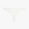 Tanga in cotone elasticizzato con logo ripetuto Tanga in cotone elasticizzato con logo ripetuto