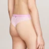 Tanga in pizzo con logo Tanga in pizzo con logo