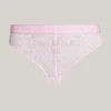 Tanga in pizzo con logo Tanga in pizzo con logo