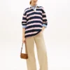 Tommy Jeans Felpa da rugby a righe dal taglio morbido