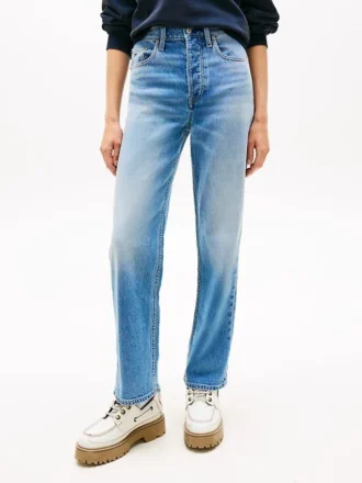 Tommy Jeans Jeans dritti con chiusura a bottoni