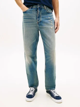 Tommy Jeans Jeans dritti effetto consumato