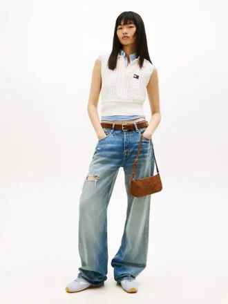 Tommy Jeans Jeans dritti effetto consumato