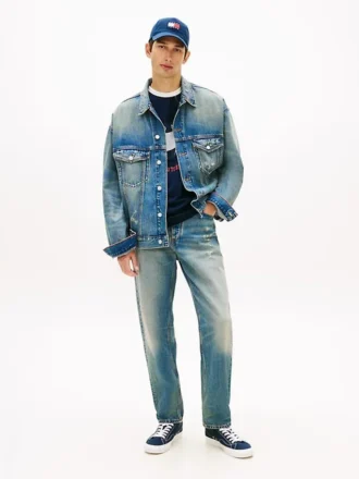 Tommy Jeans Jeans dritti effetto consumato