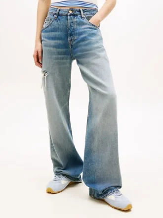 Tommy Jeans Jeans dritti effetto consumato