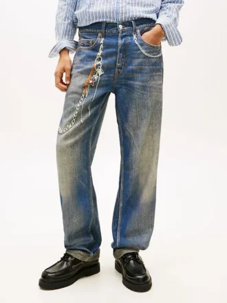 Tommy Jeans Jeans relaxed con stampa a catena