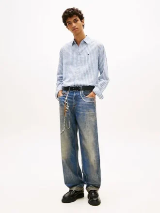 Tommy Jeans Jeans relaxed con stampa a catena