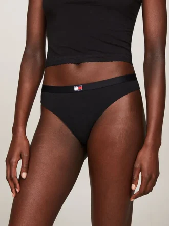 Tommy Jeans Perizoma con logo bandiera, confezione da 3