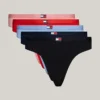 Tommy Jeans Perizoma con logo bandiera, confezione da 5