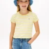 Top a costine con bordi a zig-zag per bambini Top a costine con bordi a zig-zag per bambini
