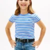 Top a costine con bordi a zig-zag per bambini