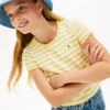 Top a costine con bordi a zig-zag per bambini Top a costine con bordi a zig-zag per bambini