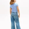 Top a costine con bordi a zig-zag per bambini
