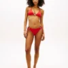 Top bikini a triangolo con anello Top bikini a triangolo con anello