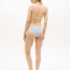 Top bikini con monogramma script all-over Top bikini con monogramma script all-over