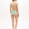 Top bikini in seersucker con spalline incrociate sulla schiena Top bikini in seersucker con spalline incrociate sulla schiena