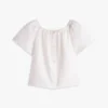 Top con maniche a sbuffo per bambini Top con maniche a sbuffo per bambini