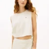 Top in misto lino con lacci laterali Tommy Jeans Top in misto lino con lacci laterali Tommy Jeans